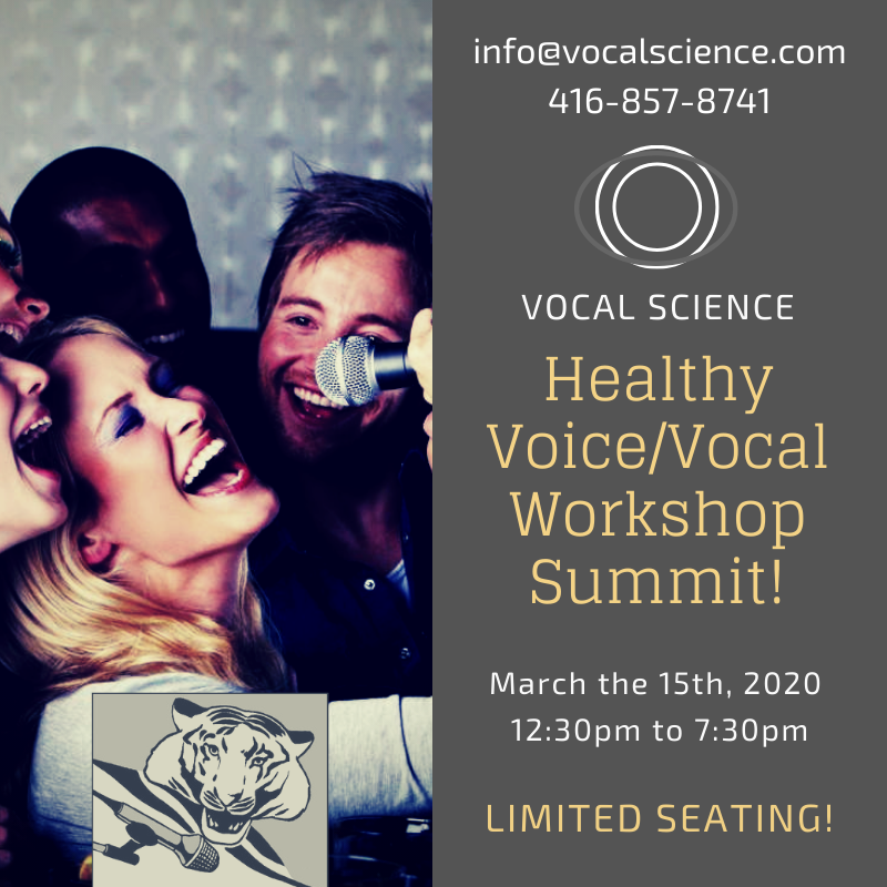 Vocal Workshops -  March 15th 2020