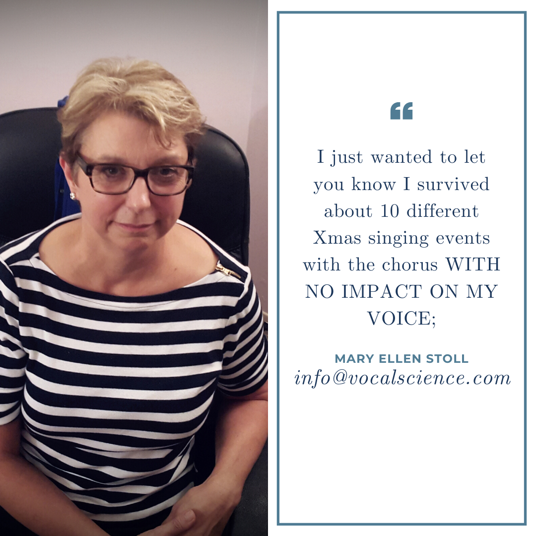Voice Repair Testimonial - Mary Ellen